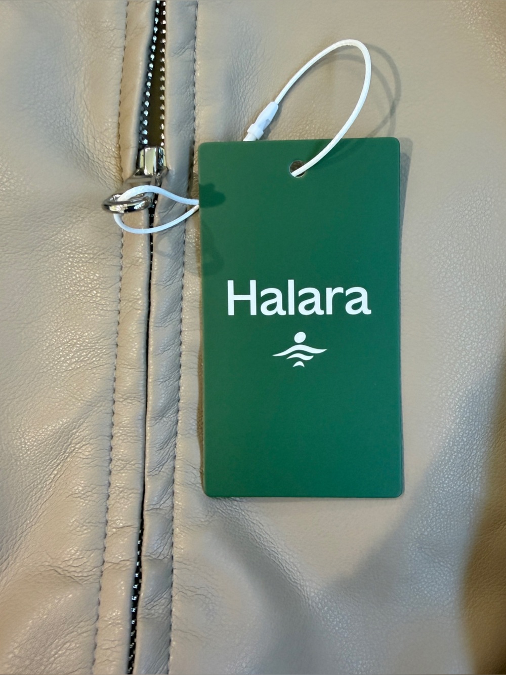Halara Relaxed Casual Faux Leather Jacket - Picture 8 of 8